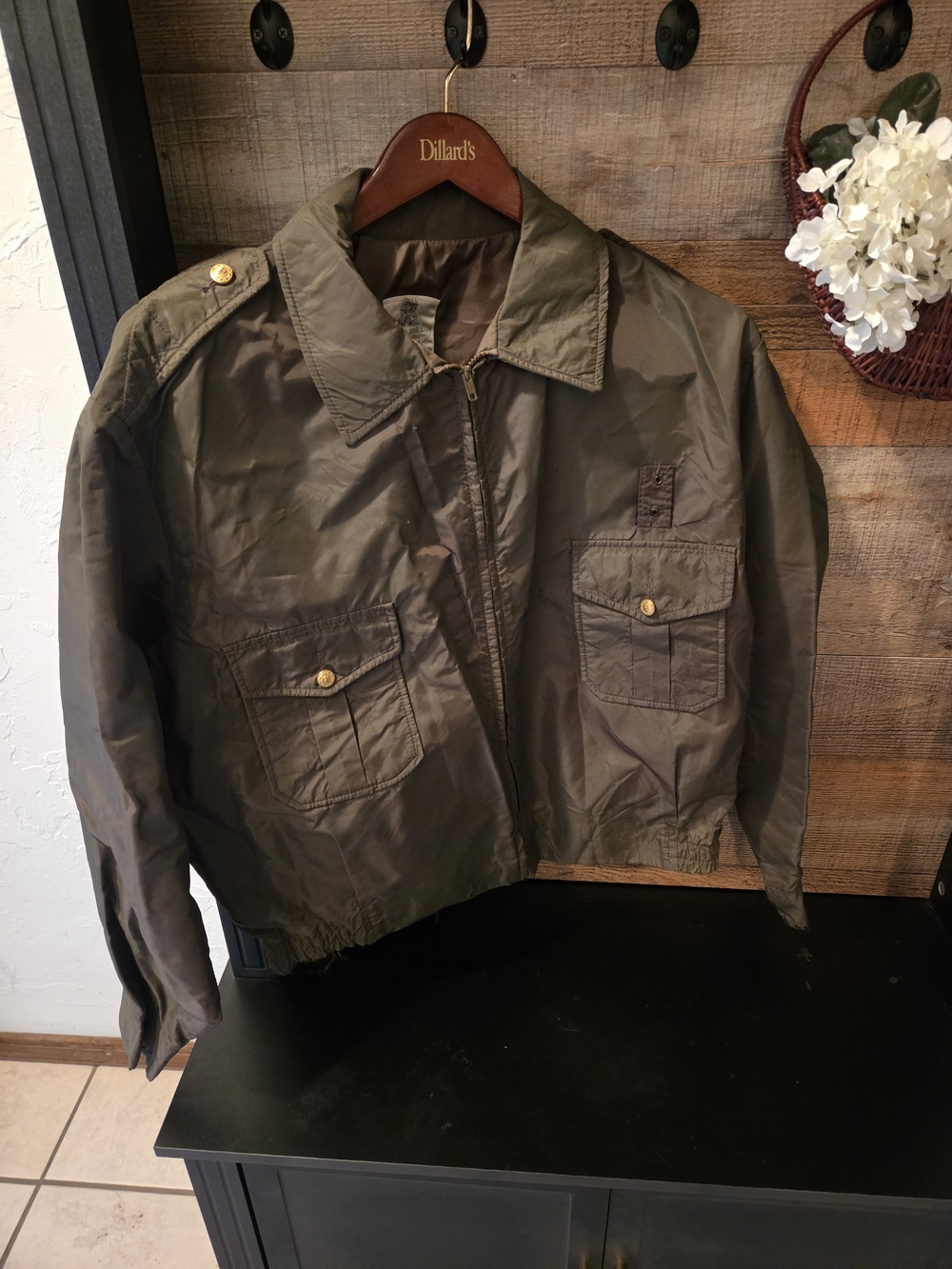 Horace Small Apparel Co. "Recruit" uniform jacket from the 1970s Military Bomber